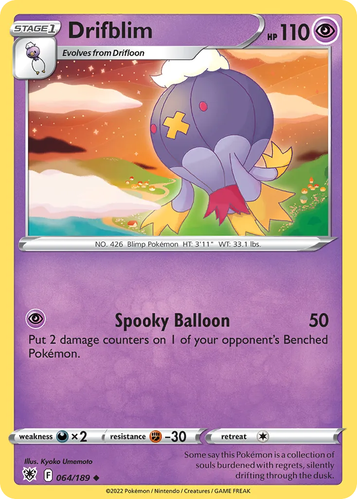 Drifblim — SWSH10: Astral Radiance — Pokémon