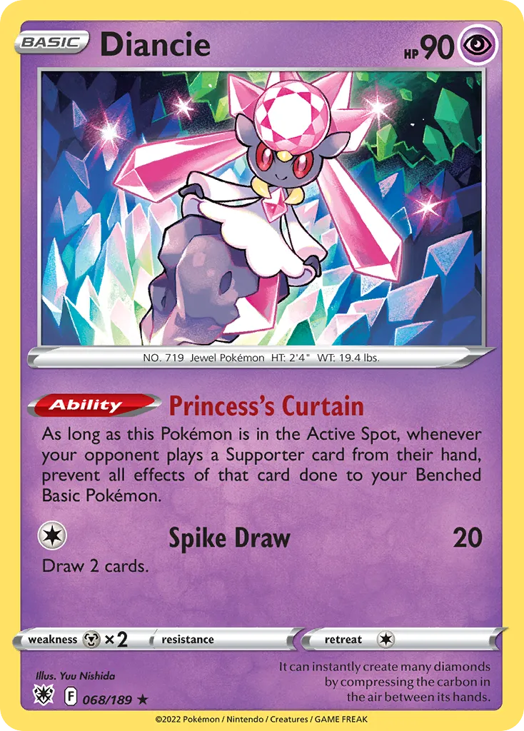 Diancie — SWSH10: Astral Radiance — Pokémon