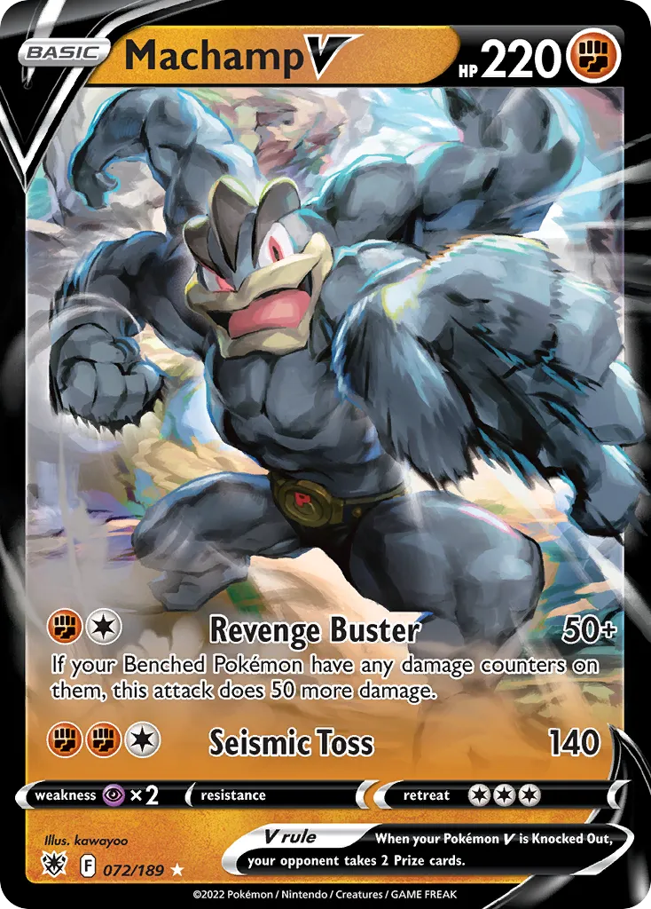 Machamp V — SWSH10: Astral Radiance — Pokémon