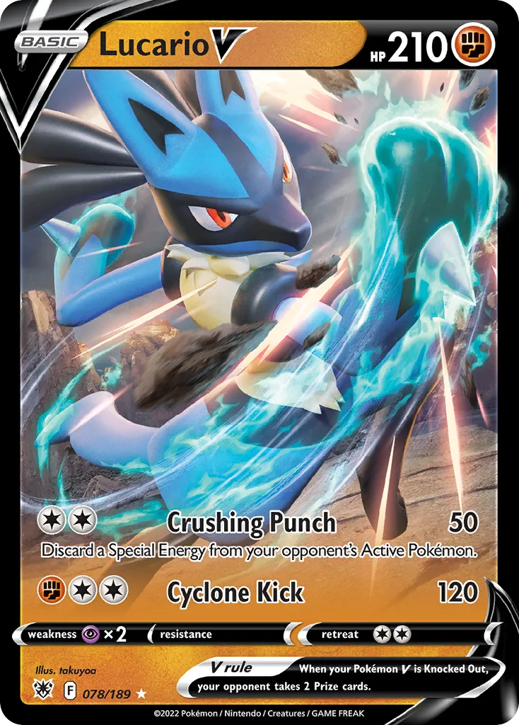 Lucario V — SWSH10: Astral Radiance — Pokémon