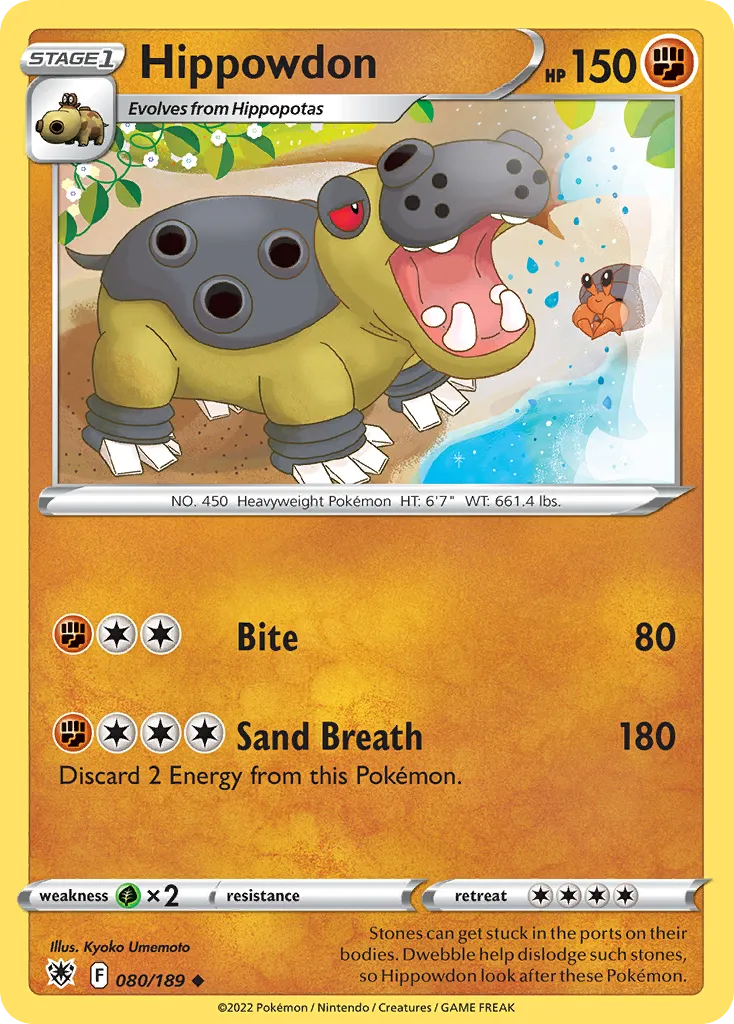 Hippodocus — SWSH10: Astral Radiance — Pokémon