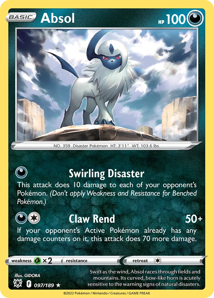 Absol — SWSH10: Astral Radiance — Pokémon
