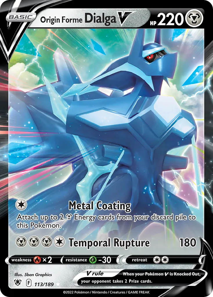 Origin Forme Dialga V — SWSH10: Astral Radiance — Pokémon