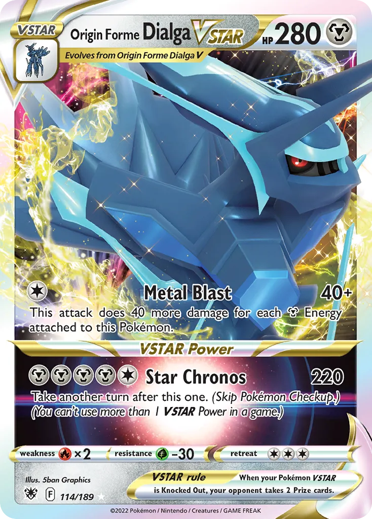 Origin Forme Dialga VSTAR — SWSH10: Astral Radiance — Pokémon