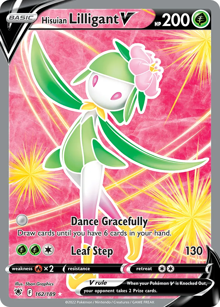 Hisuian Lilligant V — SWSH10: Astral Radiance — Pokémon