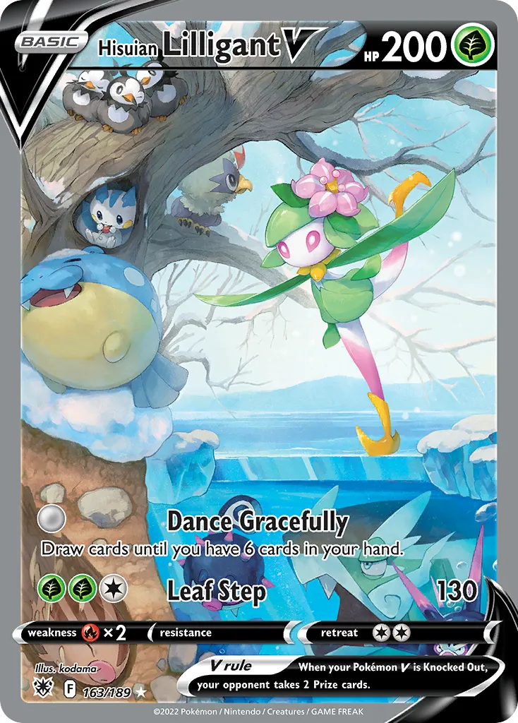 Hisuian Lilligant V — SWSH10: Astral Radiance — Pokémon