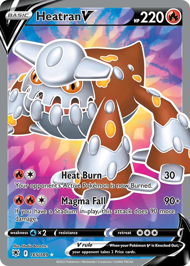 Heatran V — SWSH10: Astral Radiance — Pokemon