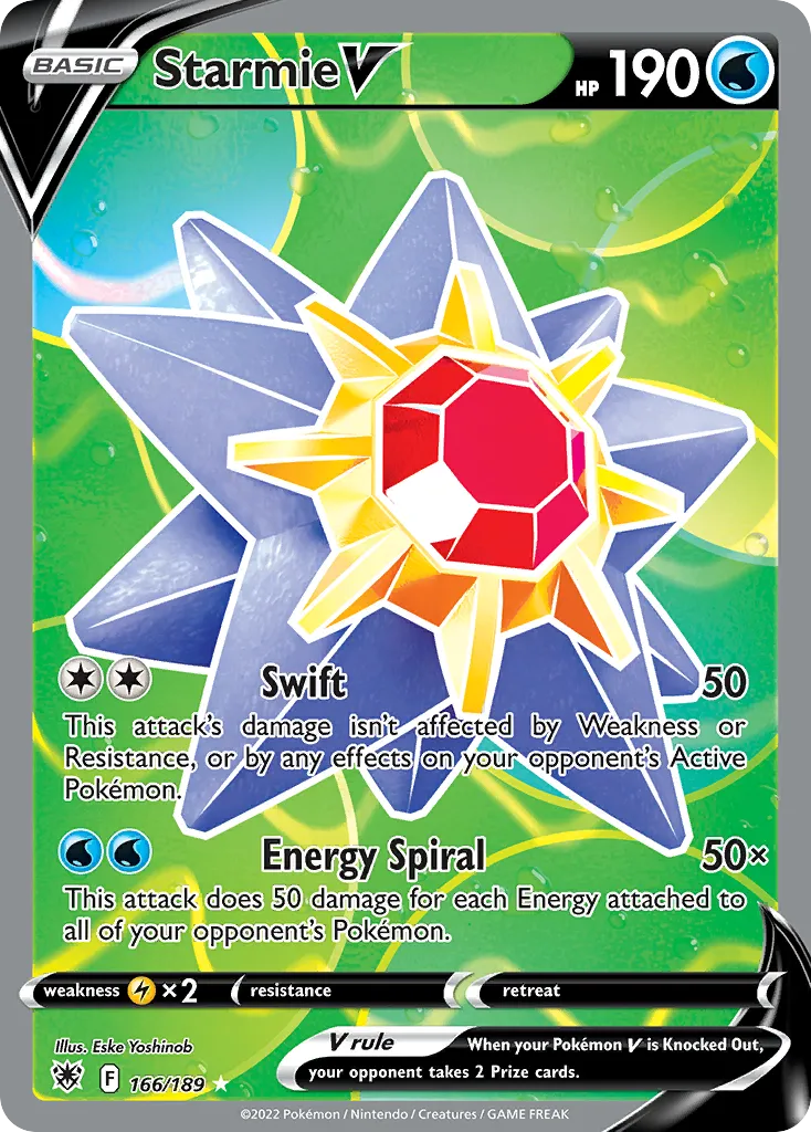 Starmie V — SWSH10: Astral Radiance — Pokémon