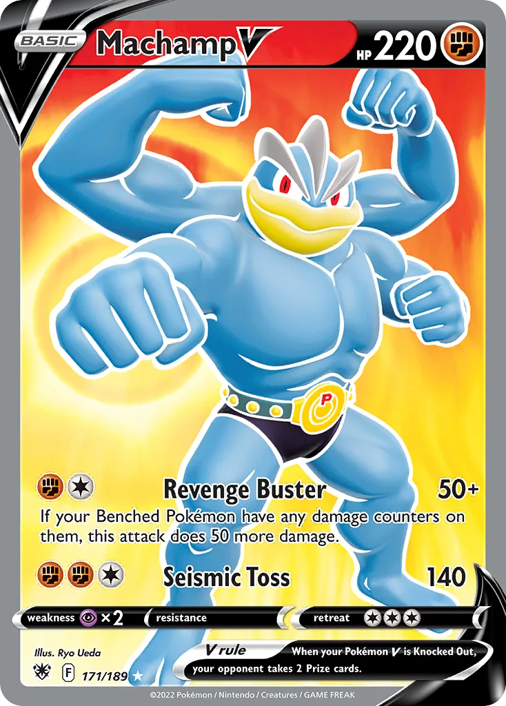 Machamp V — SWSH10: Astral Radiance — Pokémon