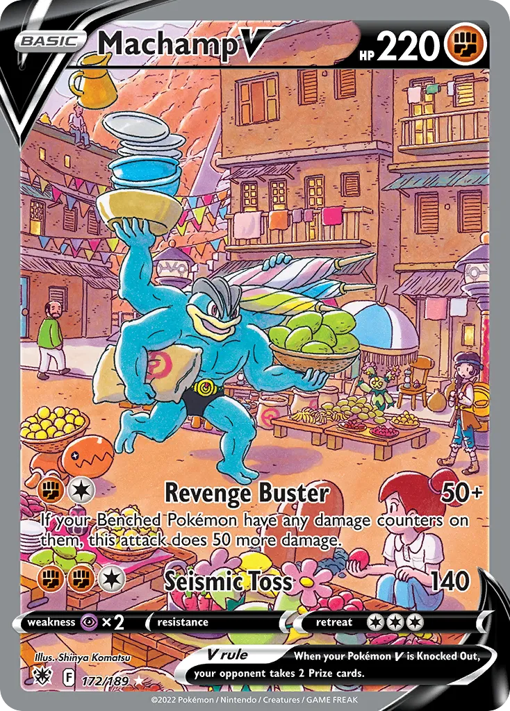 Machamp V — SWSH10: Astral Radiance — Pokémon