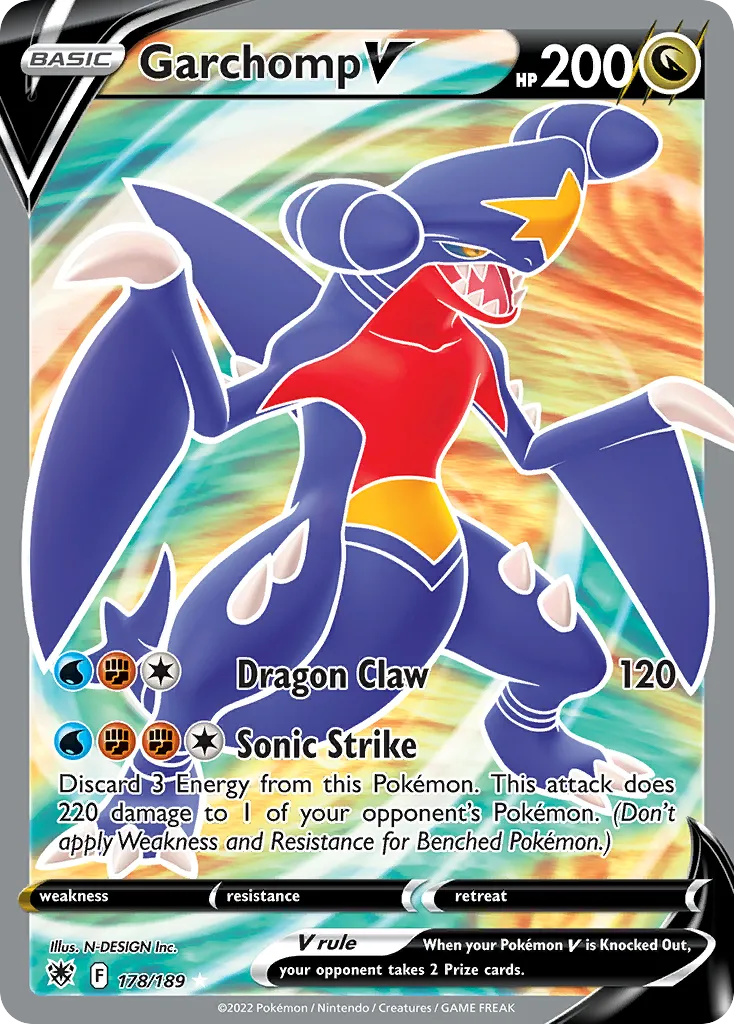 Garchomp V — SWSH10: Astral Radiance — Pokémon