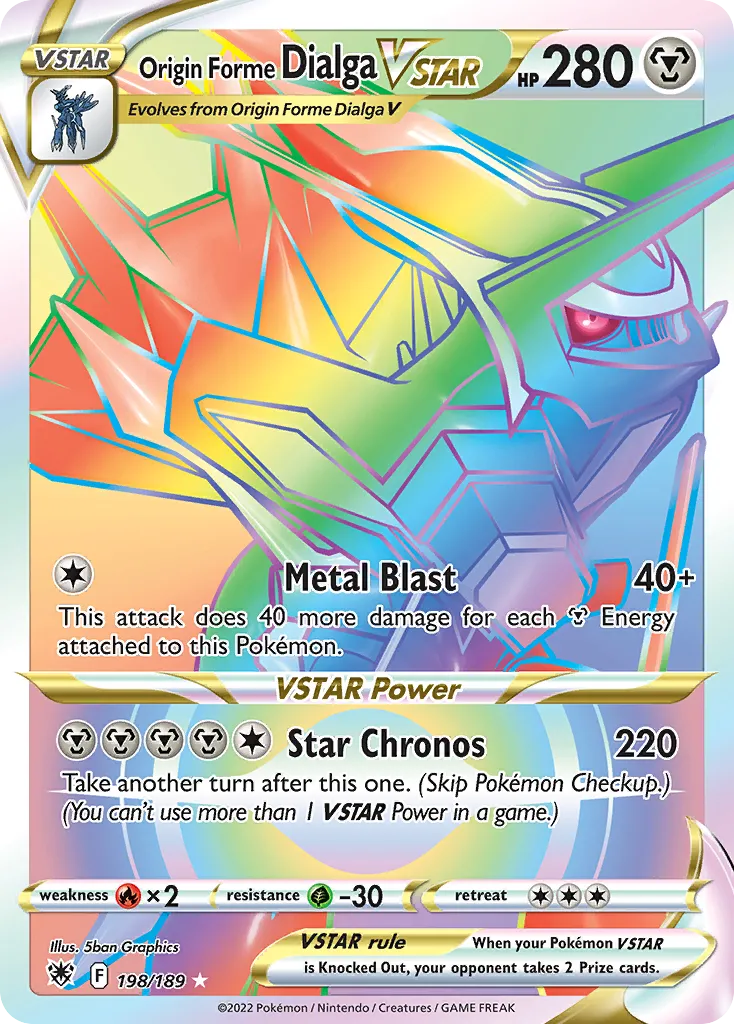 Origin Forme Dialga VSTAR — SWSH10: Astral Radiance — Pokémon
