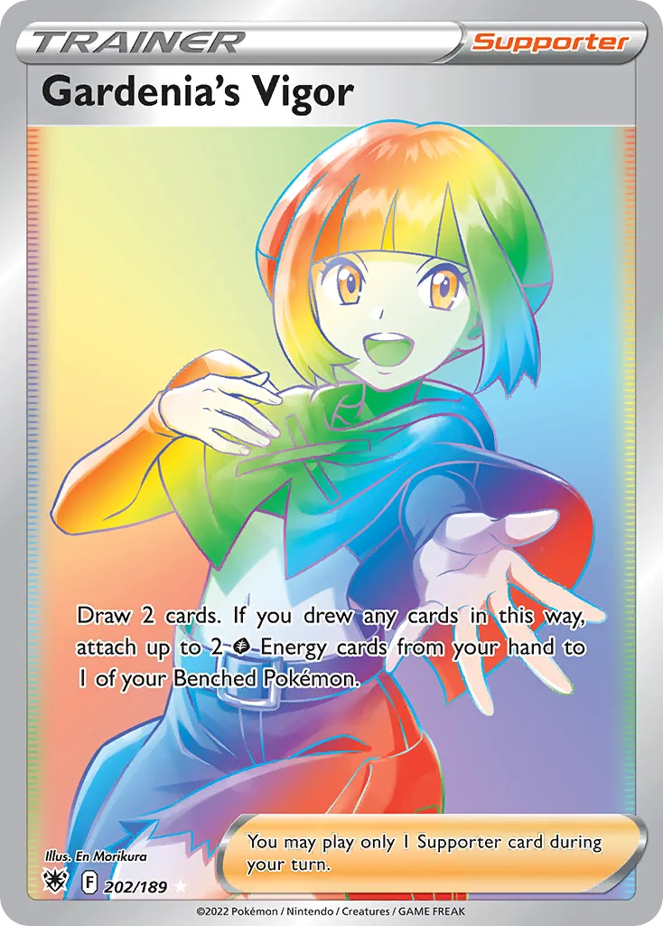 Gardenia's Vigor from SWSH10: Astral Radiance - Pokemon