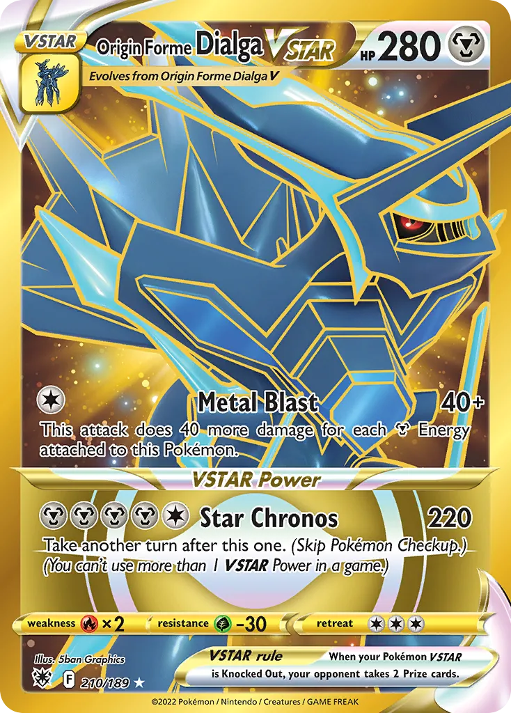 Origin Forme Dialga VSTAR — SWSH10: Astral Radiance — Pokémon