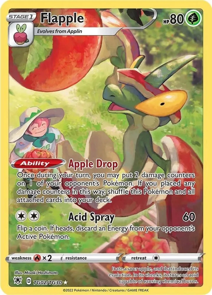 Flapple — SWSH10: Astral Radiance Trainer Gallery — Pokémon
