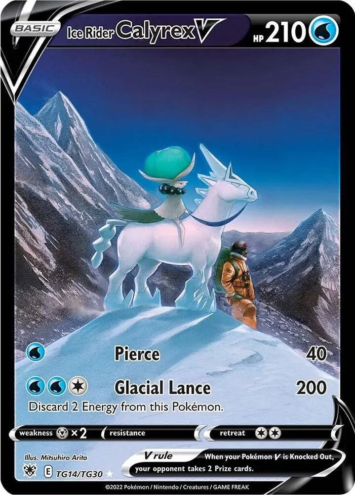 Ice Rider Calyrex V from SWSH10: Astral Radiance Trainer Gallery - Pokemon