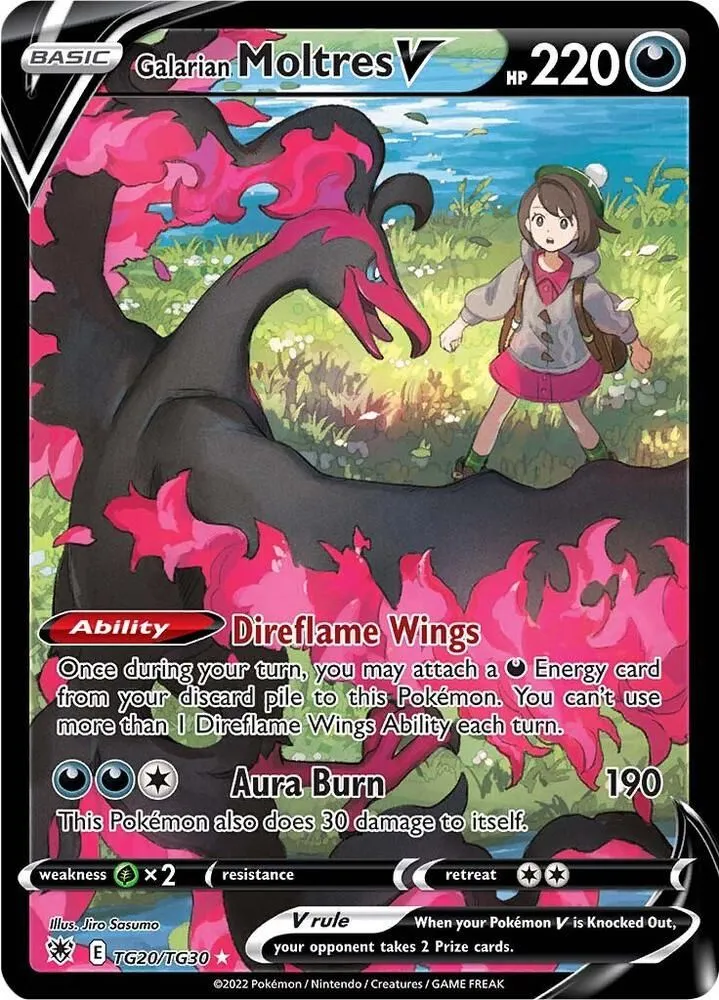 Galarian Moltres V — SWSH10: Astral Radiance Trainer Gallery — Pokémon