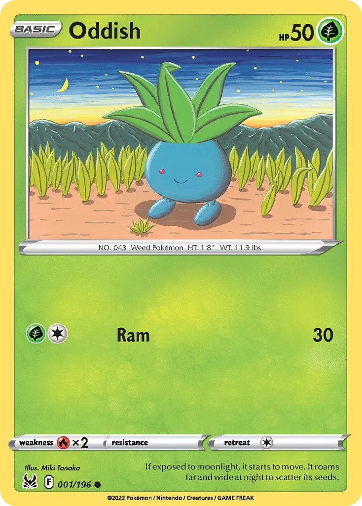Oddish — SWSH11: Lost Origin — Pokémon