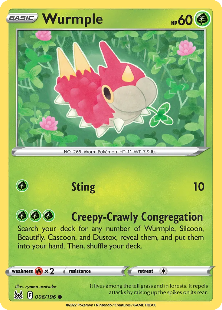 Wurmple — SWSH11: Lost Origin — Pokémon