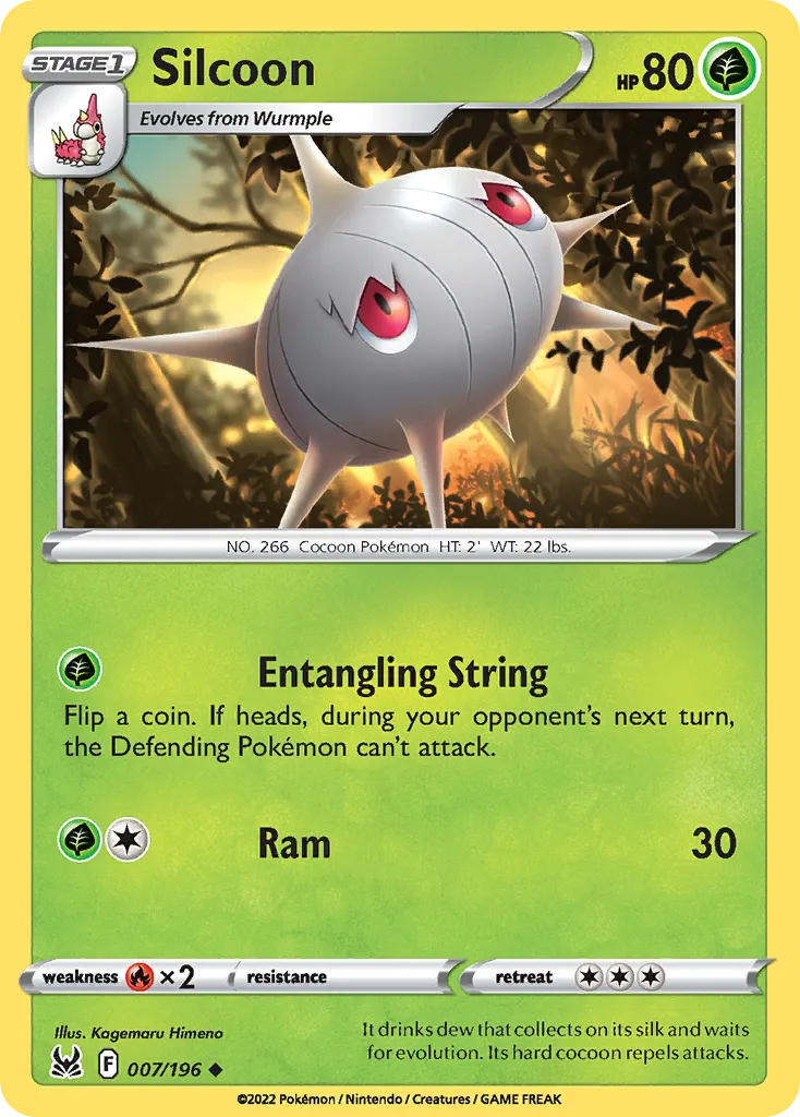 Silcoon — SWSH11: Lost Origin — Pokémon