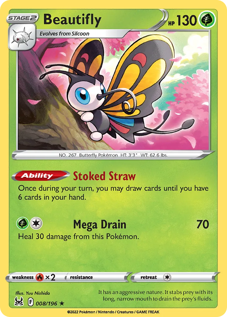 Beautifly — SWSH11: Lost Origin — Pokemon