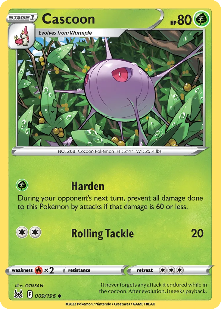 Cascoon — SWSH11: Lost Origin — Pokémon