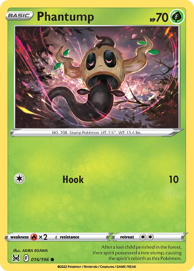 Phantump — SWSH11: Lost Origin — Pokémon