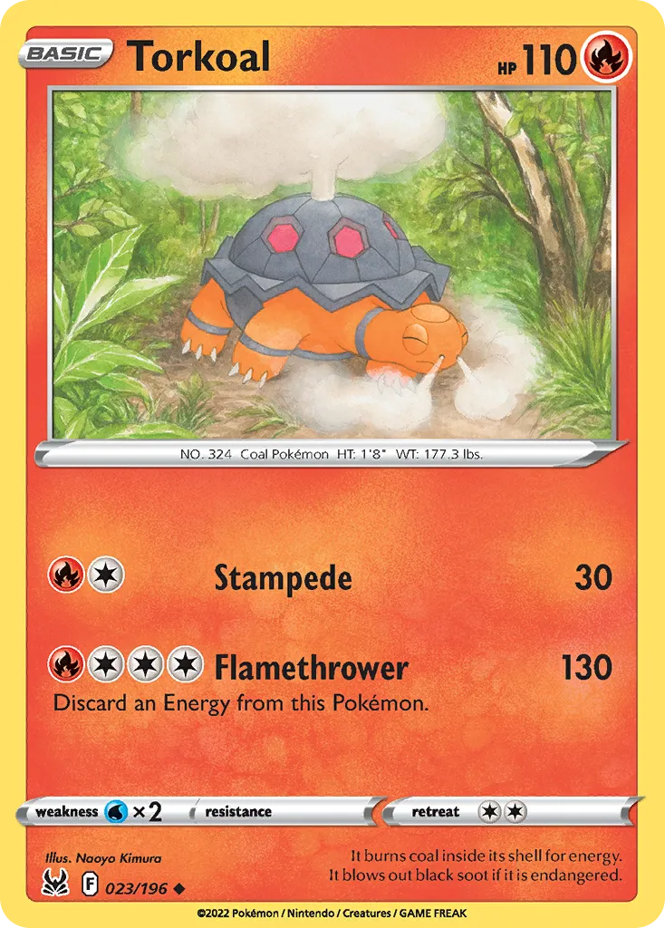 Chartor — SWSH11: Lost Origin — Pokémon