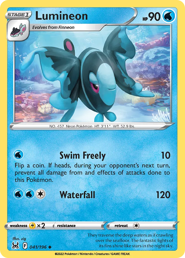 Luminéon — SWSH11: Lost Origin — Pokémon