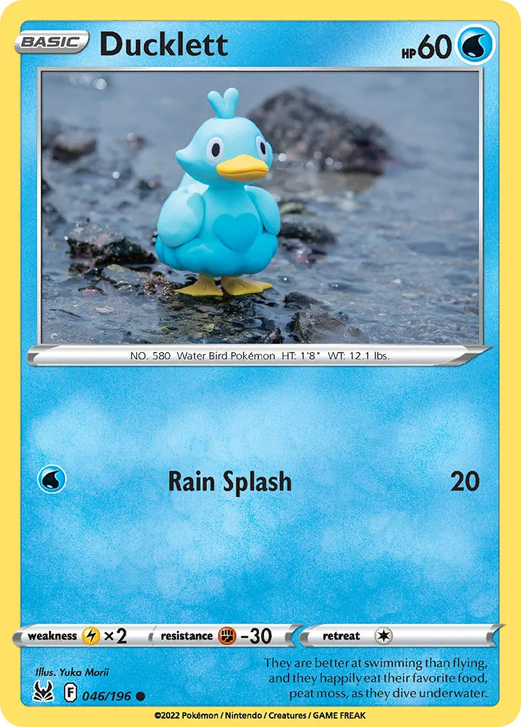 Ducklett — SWSH11: Lost Origin — Pokemon