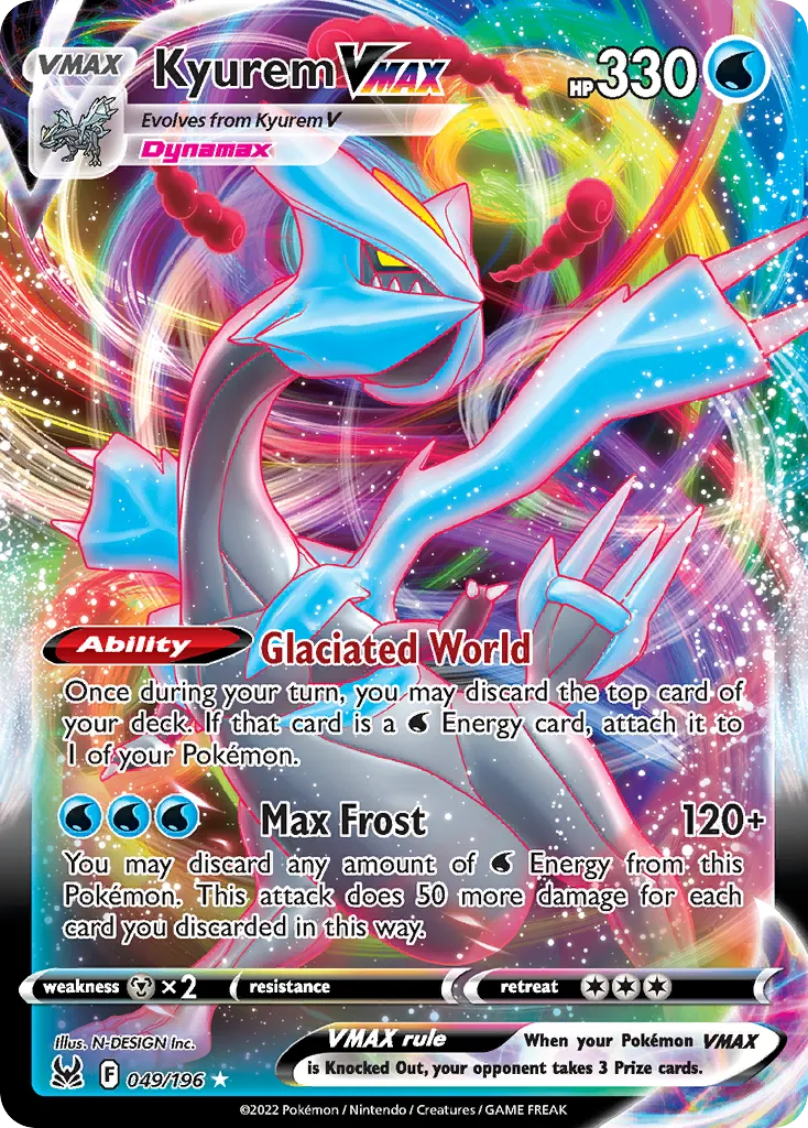 Kyurem VMAX — SWSH11: Lost Origin — Pokémon