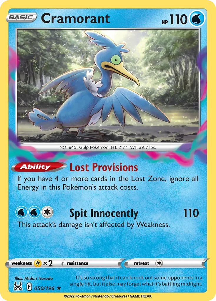 Cramorant — SWSH11: Lost Origin — Pokémon