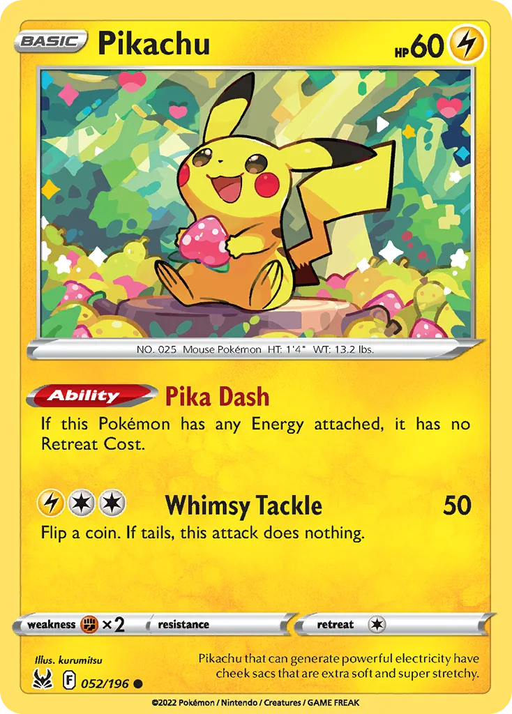 Pikachu — SWSH11: Lost Origin — Pokemon