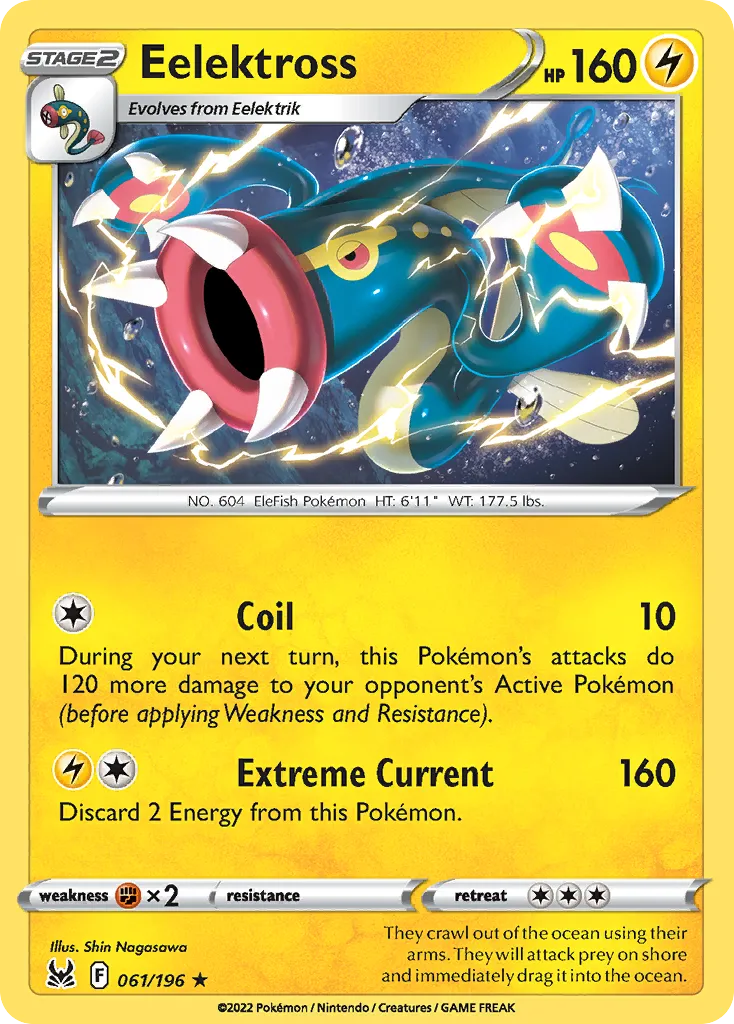 Eelektross — SWSH11: Lost Origin — Pokémon