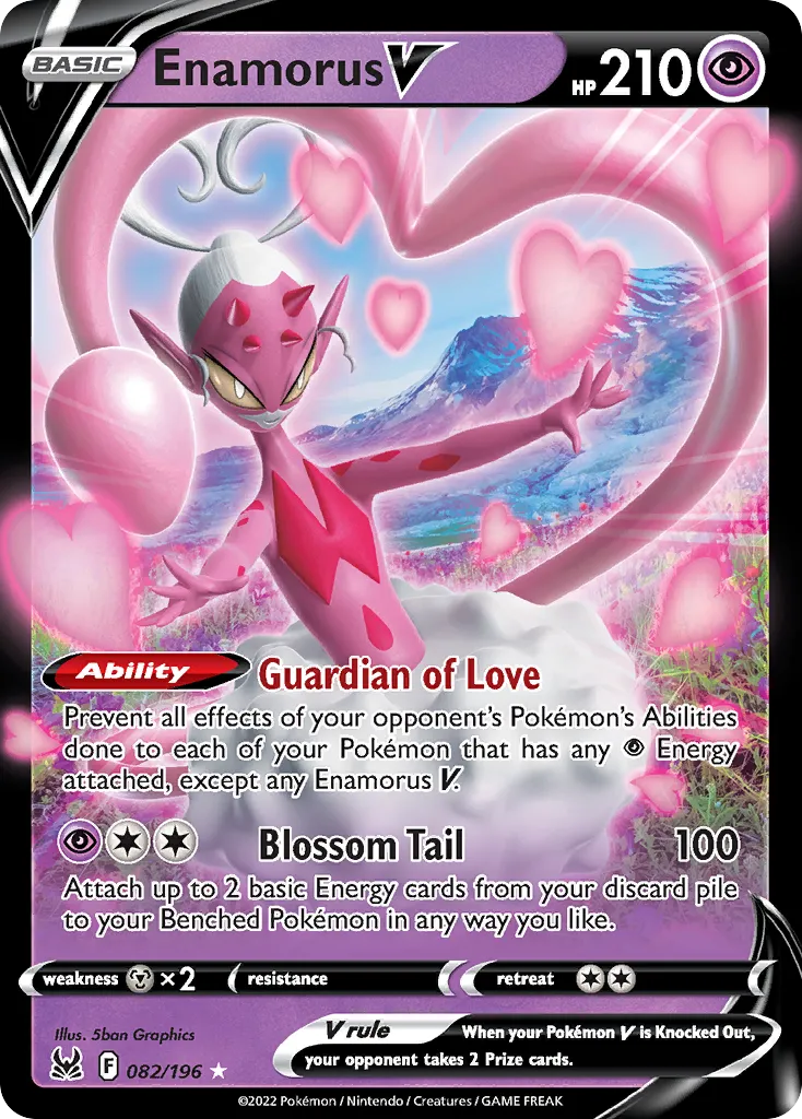 Enamorus V — SWSH11: Lost Origin — Pokémon