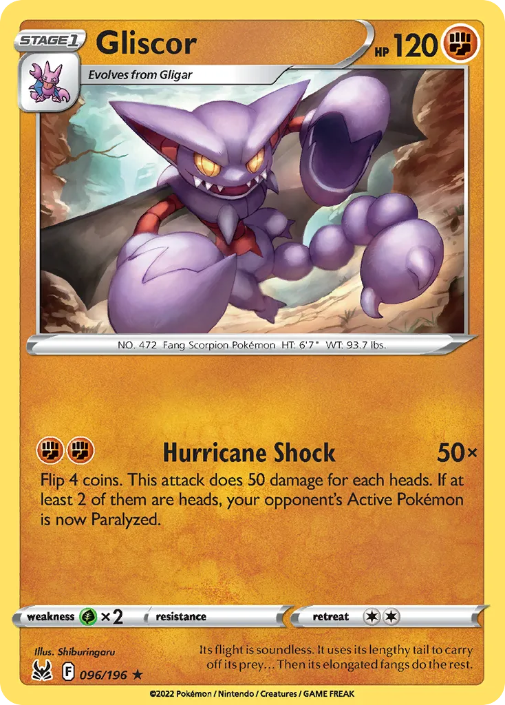 Gliscor — SWSH11: Lost Origin — Pokémon
