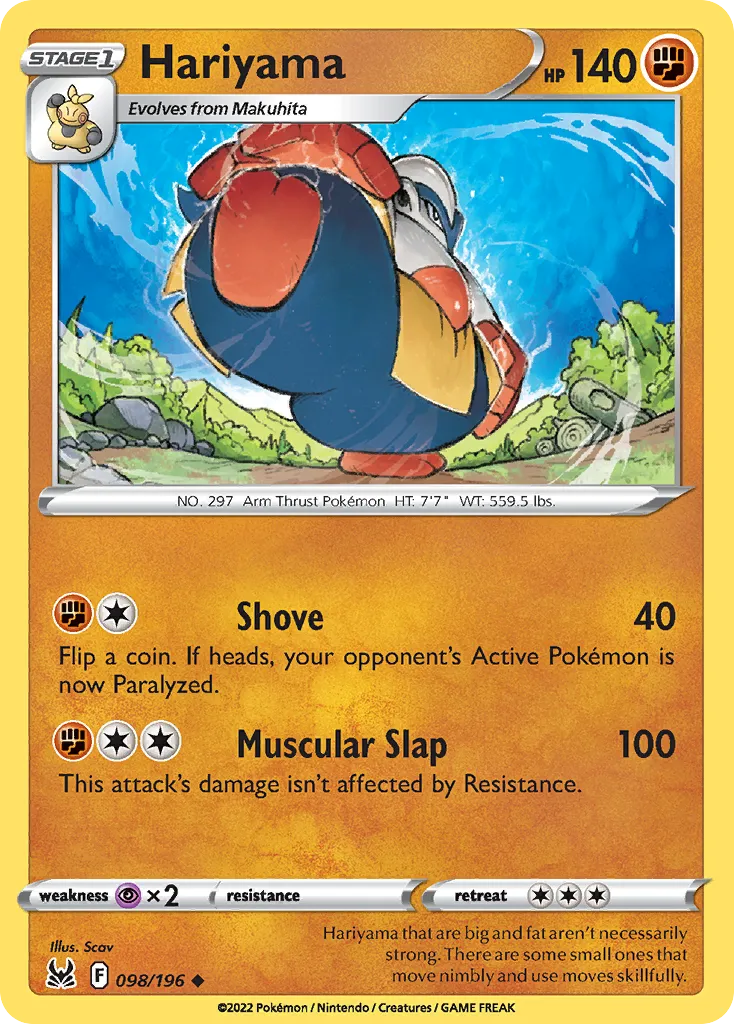Hariyama — SWSH11: Lost Origin — Pokémon