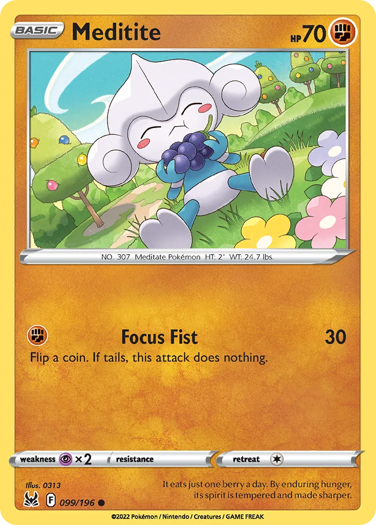 Méditikka — SWSH11: Lost Origin — Pokémon
