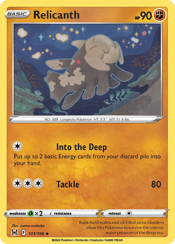 Relicanth — SWSH11: Lost Origin — Pokémon