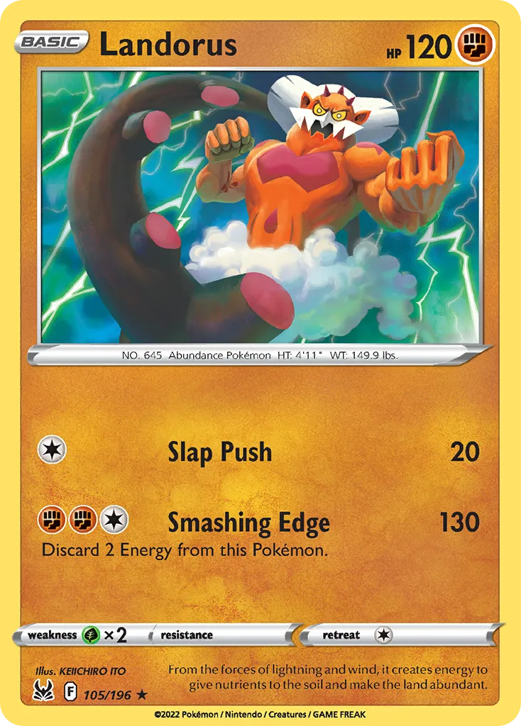 Landorus — SWSH11: Lost Origin — Pokémon