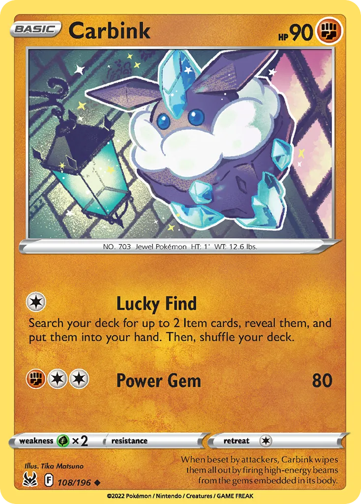 Carbink — SWSH11: Lost Origin — Pokémon