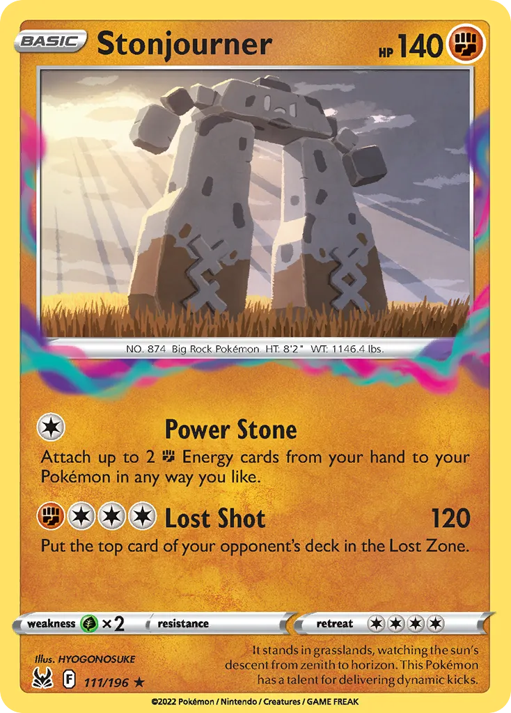 Stonjourner — SWSH11: Lost Origin — Pokémon