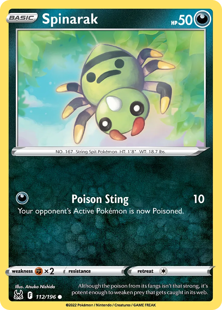 Spinarak — SWSH11: Lost Origin — Pokémon