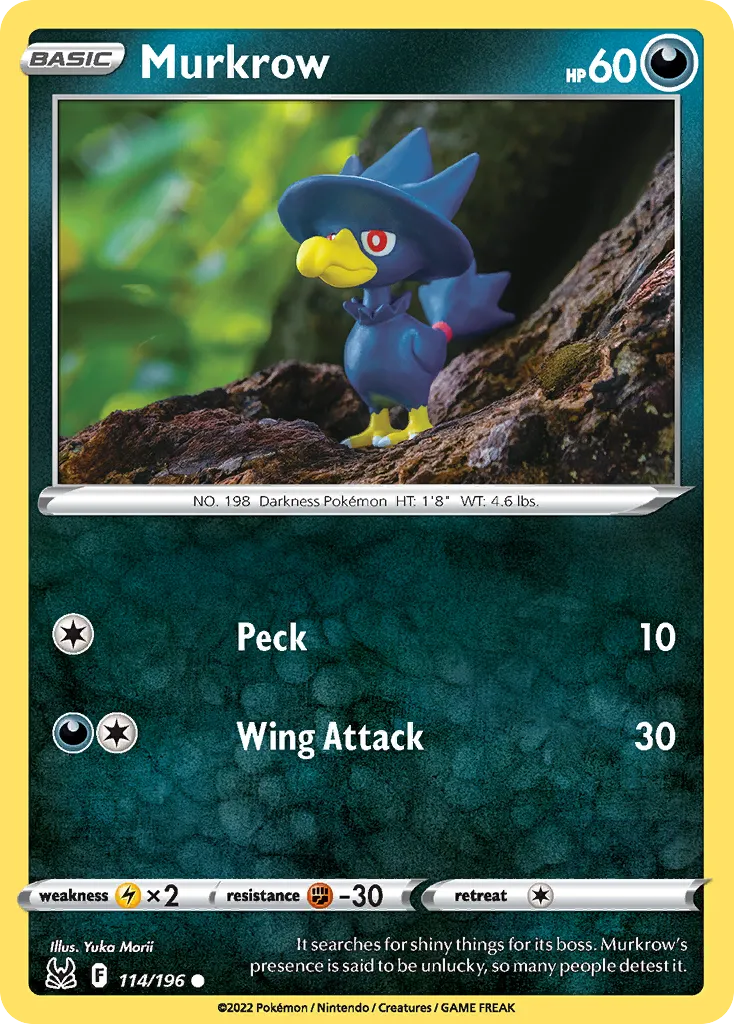Murkrow — SWSH11: Lost Origin — Pokémon