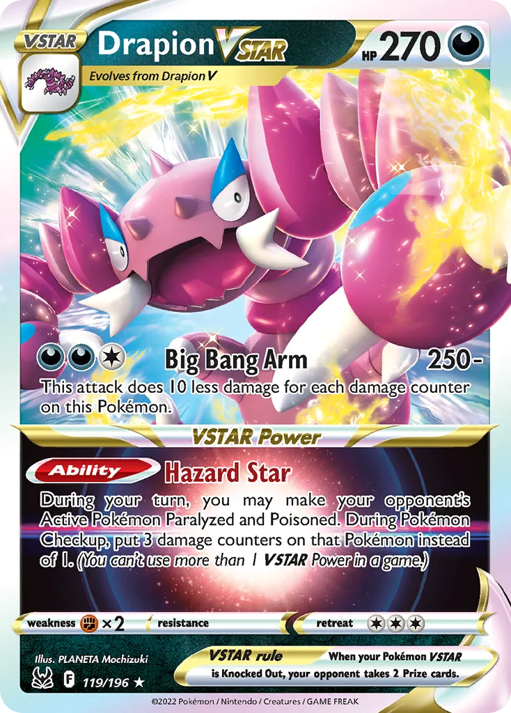 Drapion VSTAR — SWSH11: Lost Origin — Pokemon