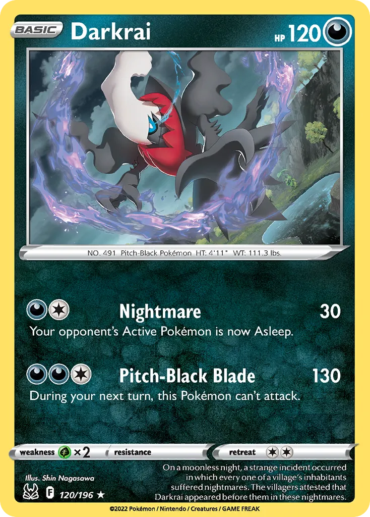 Darkrai — SWSH11: Lost Origin — Pokémon