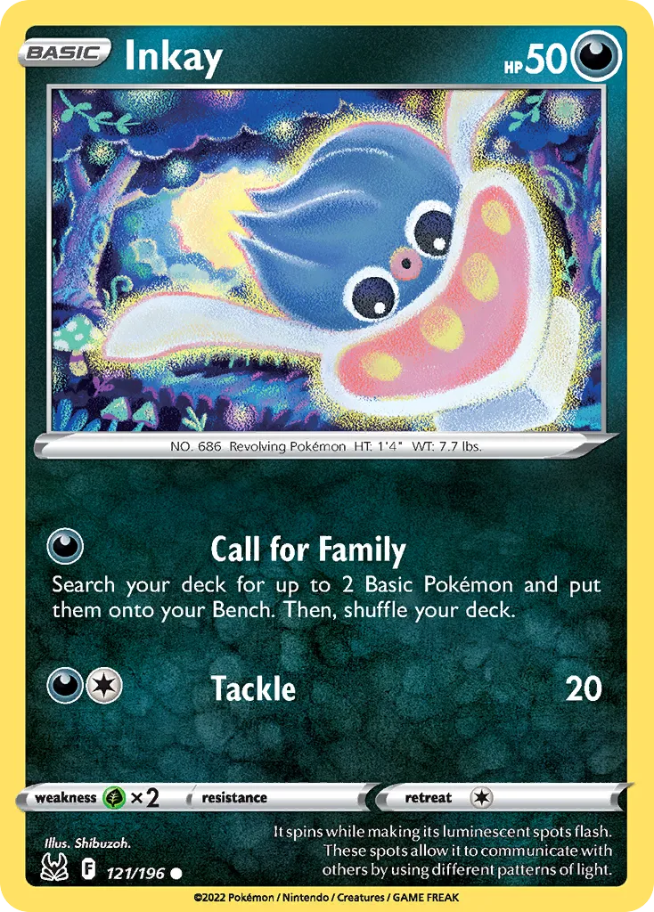 Inkay — SWSH11: Lost Origin — Pokémon