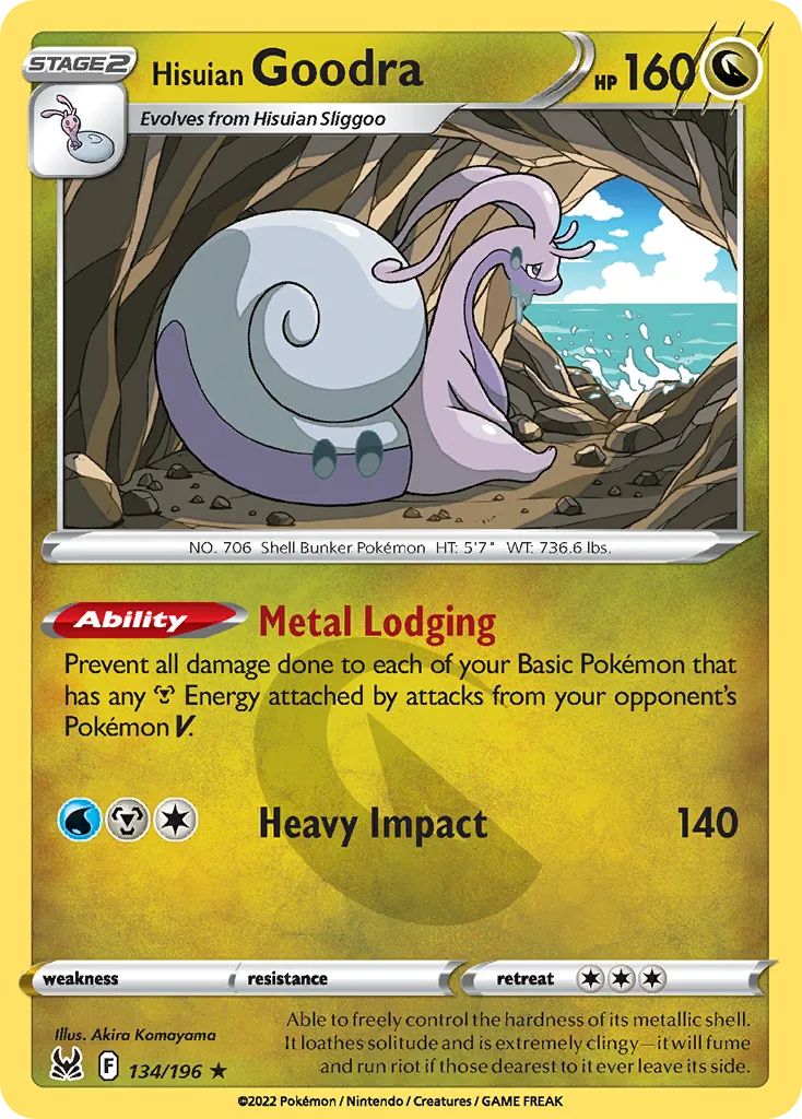 Hisuian Goodra — SWSH11: Lost Origin — Pokémon