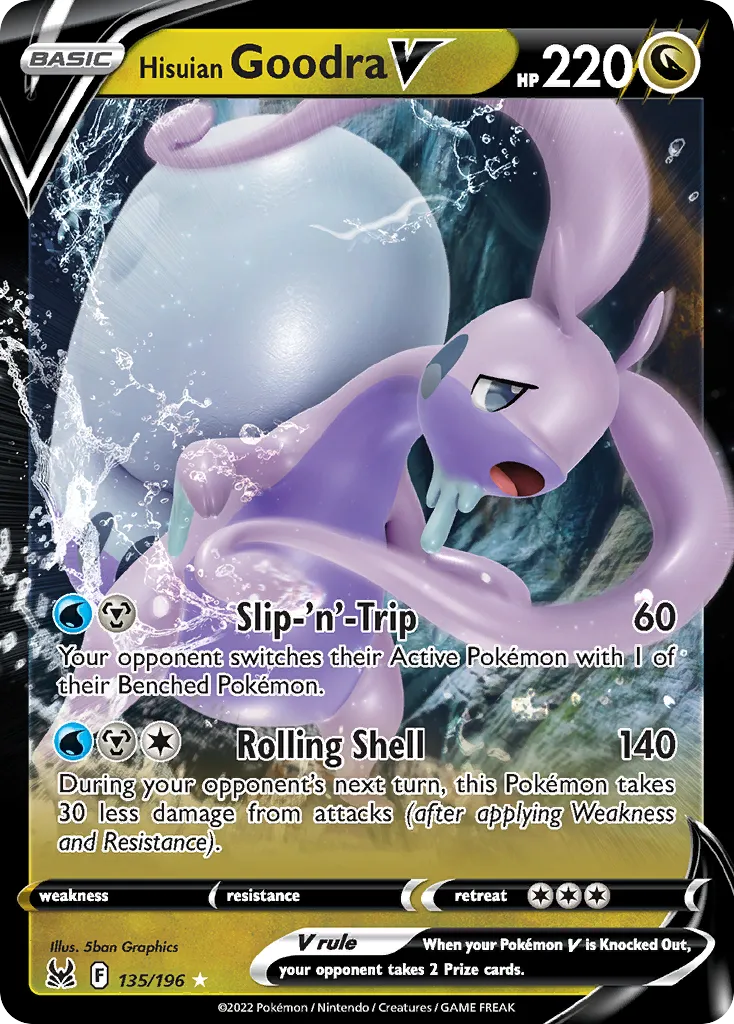 Hisuian Goodra V — SWSH11: Lost Origin — Pokemon