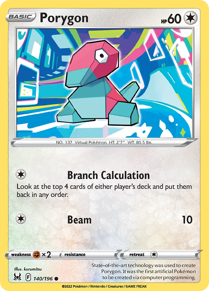 Porygon — SWSH11: Lost Origin — Pokémon